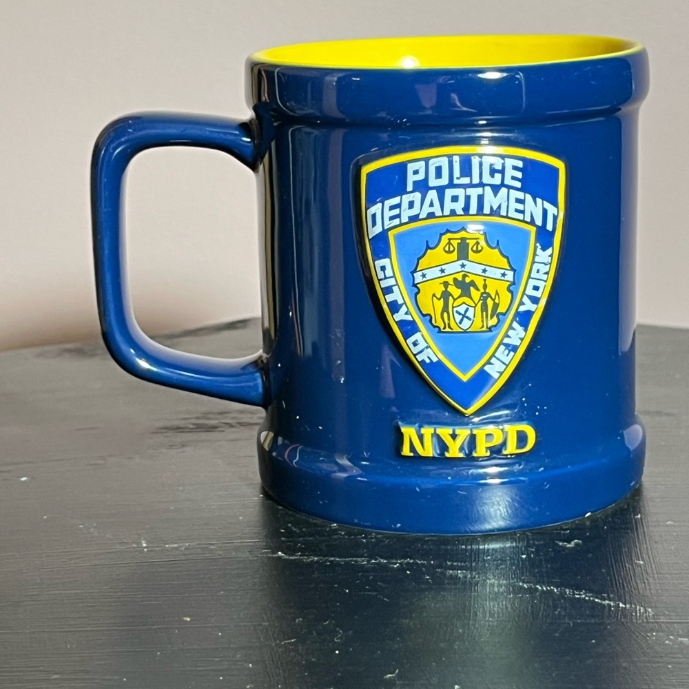 Official NYPD Blue and Yellow Mug